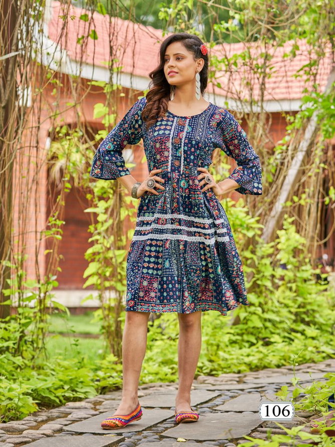 Viyaa Satarangi 1 Fancy Wear Wholesale Tunic Kurti Catalog